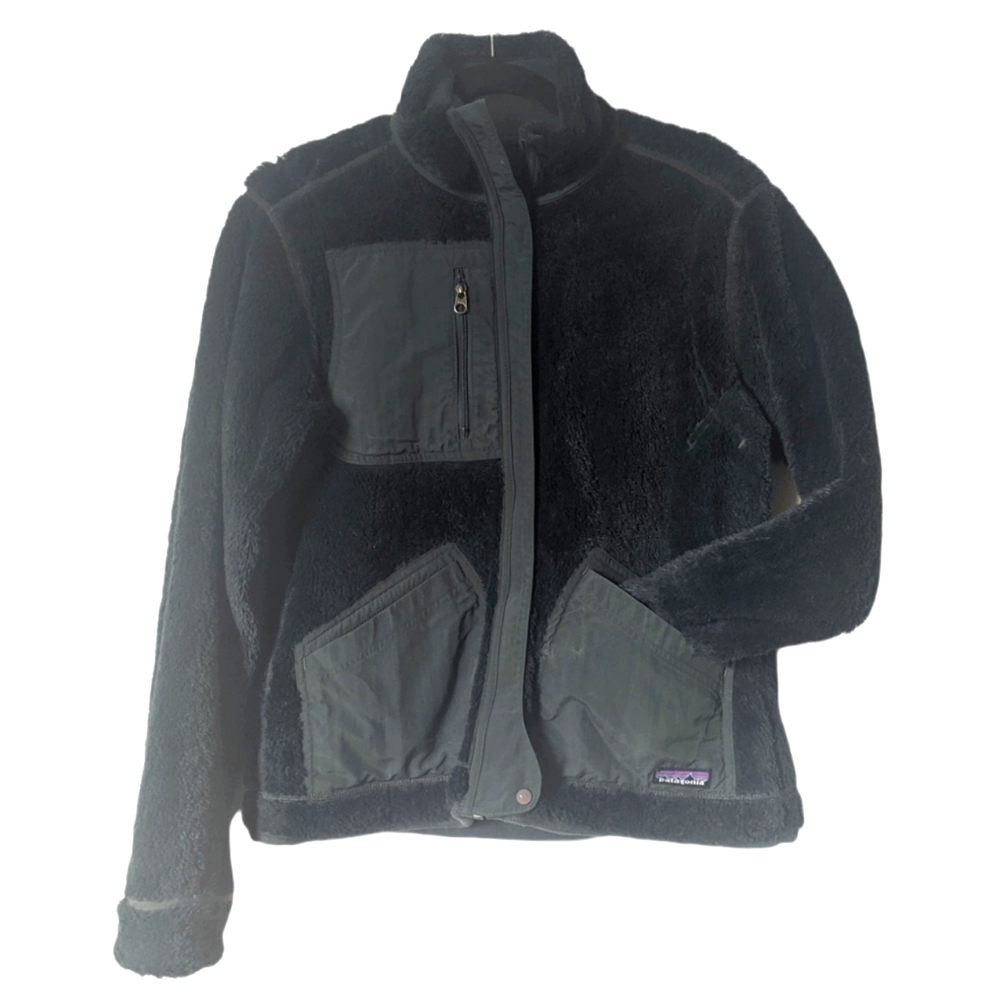 Women's Reversible Gray Synchilla® Windzone Fleece Jacket M